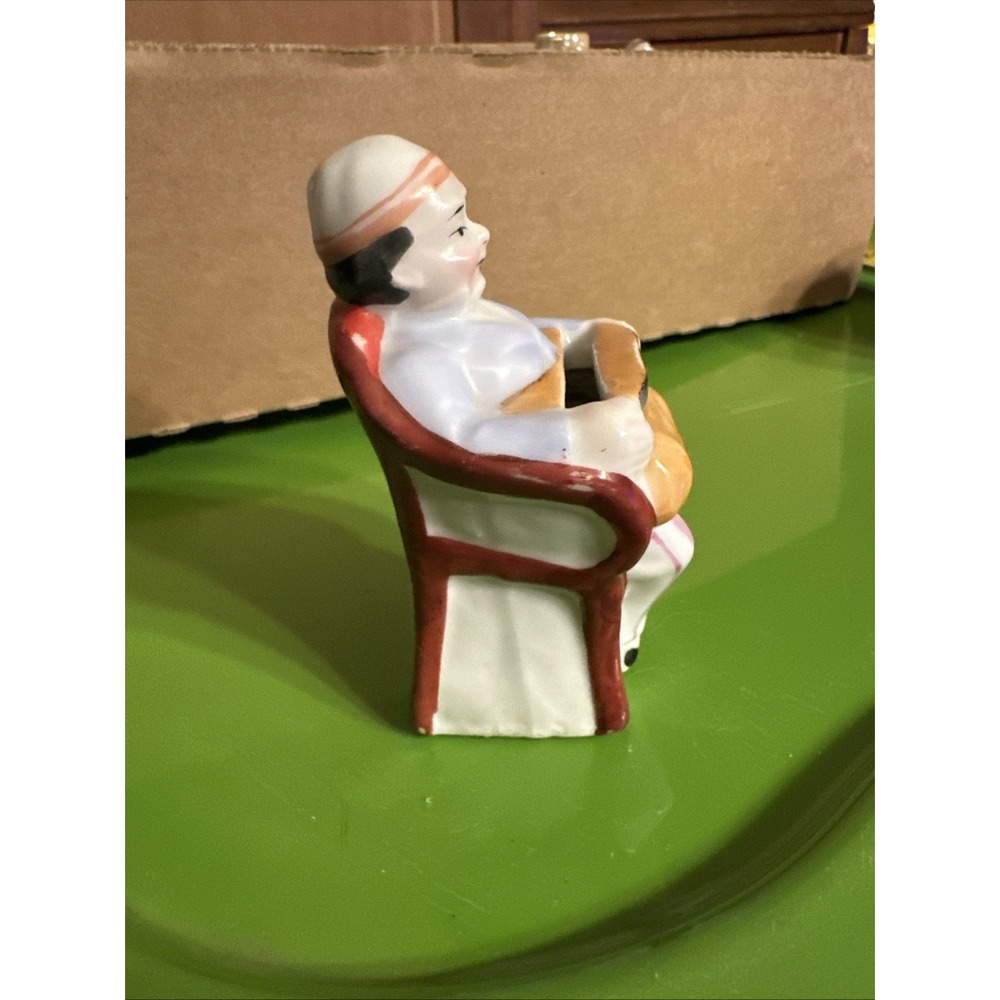 vintage porcelain figurine incense/toothpick‎ holder made in Occupied Japan. - Picture 7 of 8